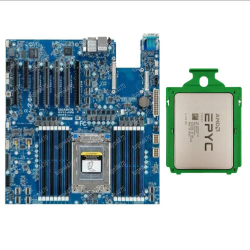 Amd Epyc 7402P+Gigabyte Mz32-Ar0 Motherboard Rev 1.0 Cpu+Motherboard Combina