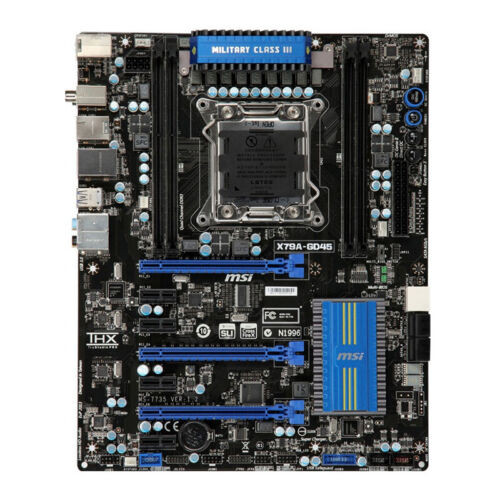 For Msi X79A-Gd45 Motherboard Lga 2011 Atx Ddr3 Mainboard 64G Atx Lga2011