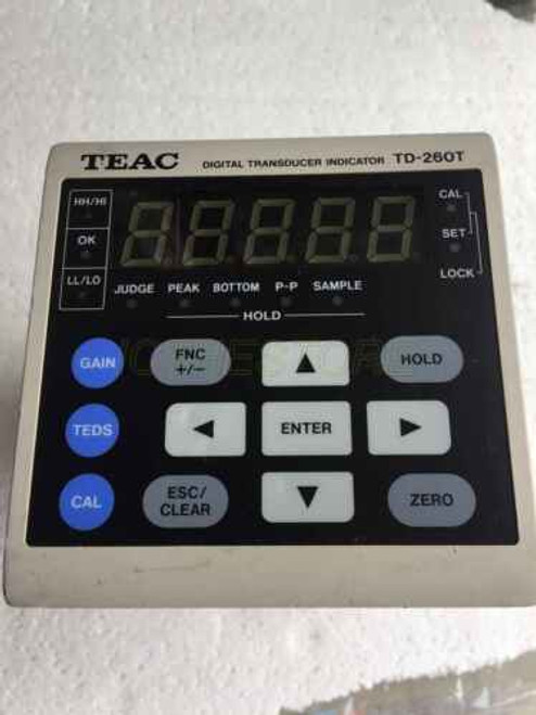 Used Good Teac Td-260T Digital Transducer Indicator Dhl Or Fedex With Warranty