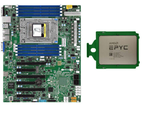 Amd Epyc 7532 + Supermicro H11Ssl-I 32 Cores 64 Ths 2.4-3.3Ghz Sp3 Cpu