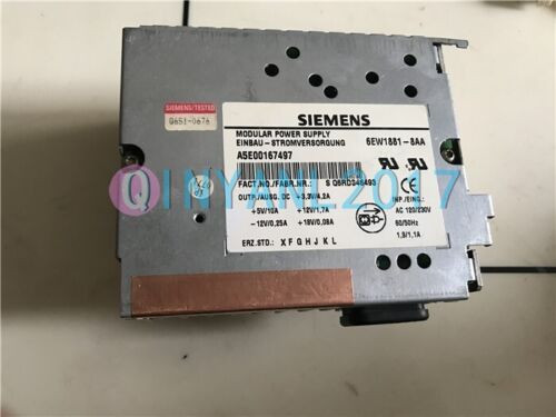 1Pcs Used Siemens A5E00167497 6Ew1881-8Aa Pc620 Modular Power Supply