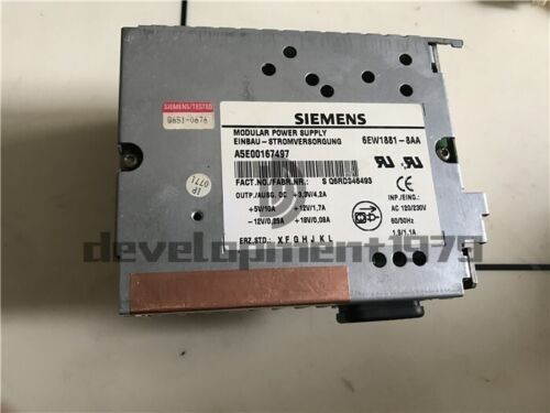 1Pc Siemens A5E00167497 6Ew1881-8Aa Pc620 Modular Power Supply Used