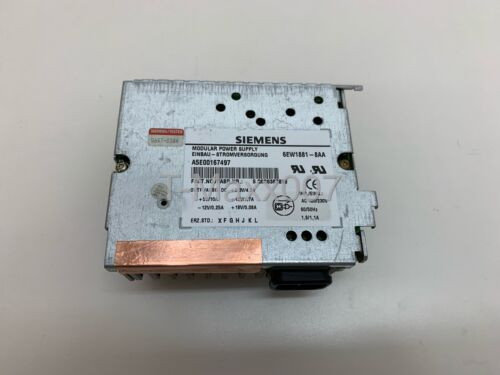 Siemens Modular Power Supply A5E00167497 6Ew1881-8Aa Simatic Pc Fully Tested!