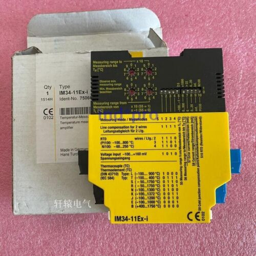 1Pcs Safety Barrier Im34-11Ex-I