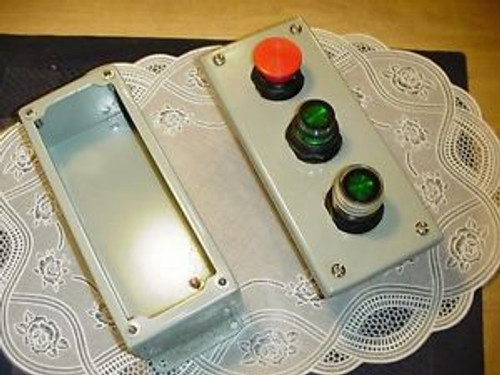Wiegmann PB3 Enclosure With Square D Start, Stop Switch, Green Running Light NEW