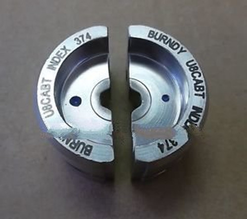 Burndy U8CABT Crimper Crimping U die Hydraulic 12 TON crimp 8 AL 6 CU index 374 Burndy U8CABT Crimper Crimping U die Hydraulic 12 TON crimp 8 AL 6 CU index 374