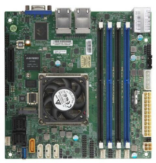 Supermicro A2Sdi-8C+-Hln4F Motherboard - Embedded Denverton Mitx,8 Core,Quad 1Gb