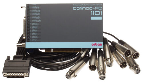 Orban Optimod Pc1101 5-Band Digital Audio On-Air Processing Card +Cables Pc-1101