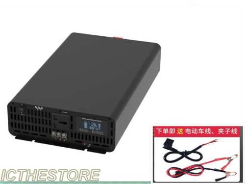 3000W Pure Sine Wave Inverter 12V/24V/48V/60V/72V Dc To 220/110V Power Inverte