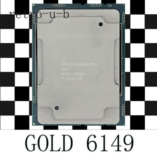 Intel Xeon Gold 6149 3.10 Ghz 16-Core 32Ths Sr3G2 Lga3647 Cpu Processor