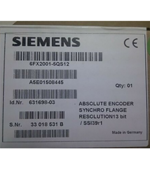 One New Siemens  Encoder 6Fx2001-5Qs12 6Fx20015Qs12