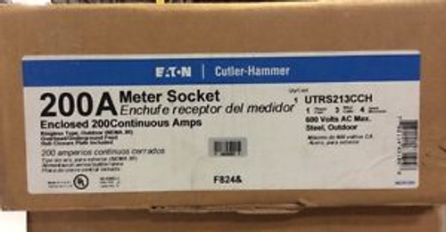 EATON CUTLER-HAMMER UTRS213CCH 200A METER SOCKET 600V