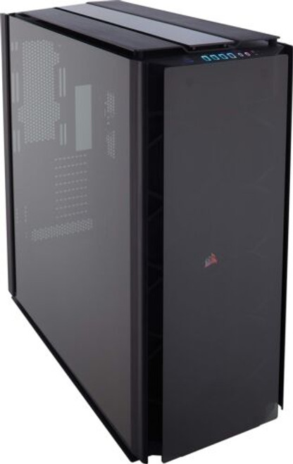 Corsair Obsidian Series 1000D Super-Tower Case Smoked Tempered Glass Aluminum...