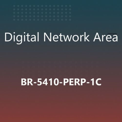 Br-5410-Perp-1C Perpetual Software License, Permanent/Unlimited/Full