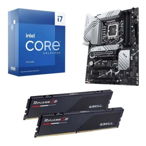 Intel Core I7-13700K, Asus Z690-P Wifi, G.Skill 32Gb Ddr5-6000, Gaming Pc Combo