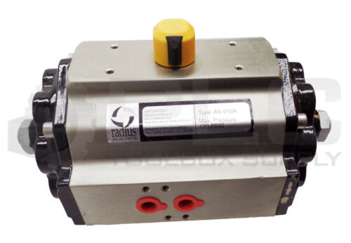 New Radius As-012A Pneumatic Actuator 120Psig