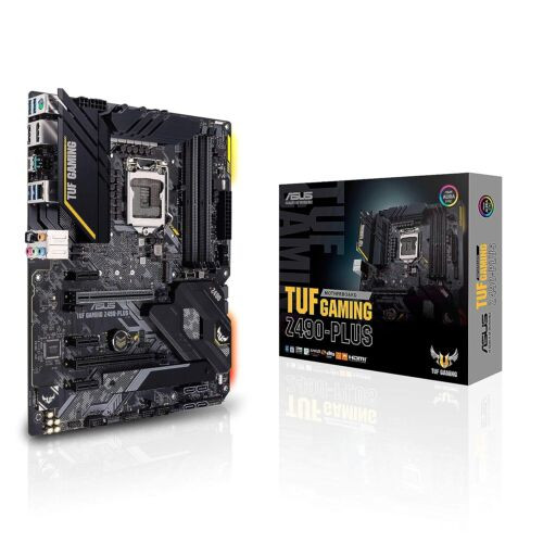 Asus Tuf Gaming Z490-Plus, Lga 1200 (Intel 10Th Gen) Atx Motherboard (12+2 Pow