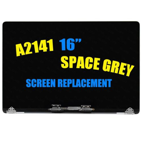 16" For Apple Macbook Pro Retina A2141 2019 Space Gray Lcd Full Screen Assembly