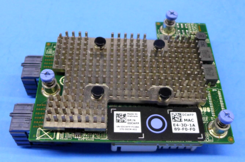 Genuine Broadcom 957504 Quad Port 25Gbe Mezzanine Card Dell Dcwfp