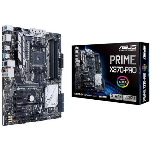 Asus Prime X370-Pro Amd Ryzen Am4 Ddr4 Dp Hdmi M.2 Usb 3.1 Atx X370 Motherboar