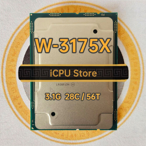 Intel Xeon W-3175X Srf6L 3.1Ghz 28Cores 56Ths 38.5Mb 255W Lga3647 Cpu