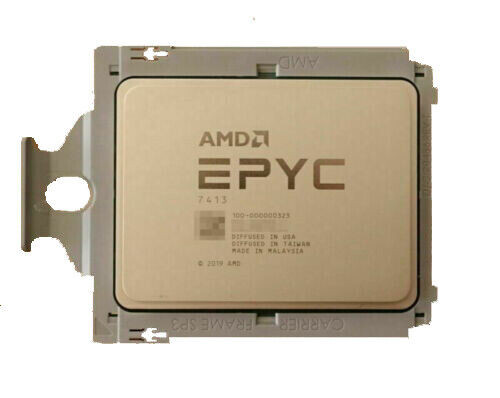 New Amd Epyc 7413 Unlocked Milan 24 Cores 48 Ths 2.65Ghz 180W Socket Sp3