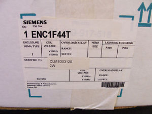 Siemens ENC1F44T Enclosure Type 1