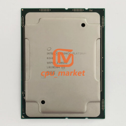 Intel Xeon Platinum 8260 Qs 24 Cores 2.3Ghz 165W Cpu Processor