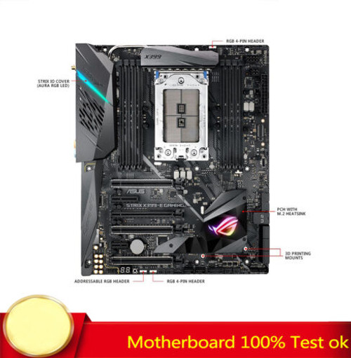 100% Testeded For Asus Rog Strix X399-E Gaming Motherboard Support 2950X 2990Wx