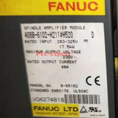 Used 1Pc A06B-6102-H211#H520 Brand Tested Fully A06B6102H211#H520 Fa9T