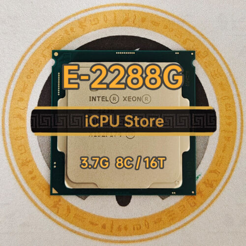 Intel Xepn E-2288G Srfb3 3.7Ghz 8Cores 16Ths 16Mb 95W Lga1151 Cpu For C246