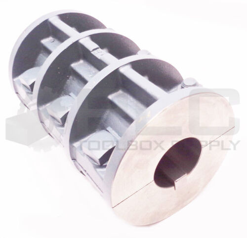 New Rigid Shaft Coupling W/ Key 9-1/2"X6"X6" 2-1/2" Bore