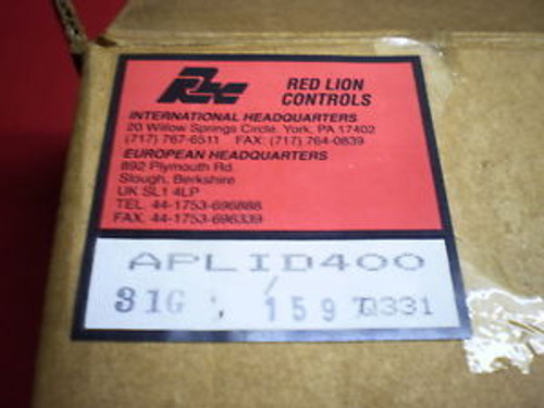 Red Lion Controls APLID400 Apollo Current Meter New