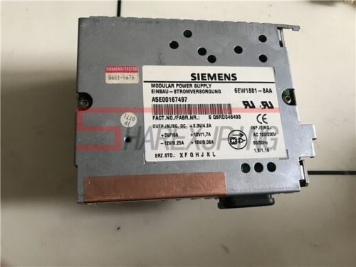 One Used Siemens A5E00167497 6Ew1881-8Aa Pc620 Modular Power Supply