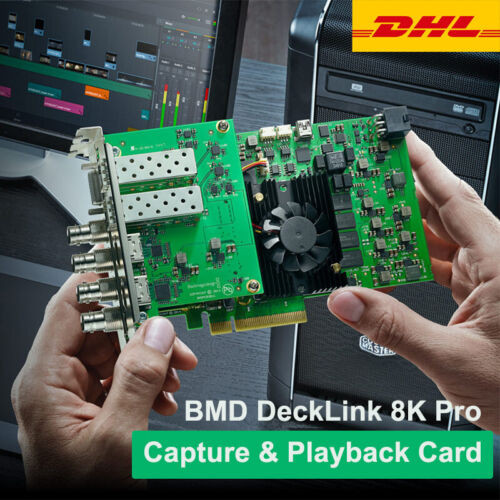 Dhl Blackmagic Bmd Decklink 8K Pro Video Capture Playback Card Quad Link 12G-Sdi