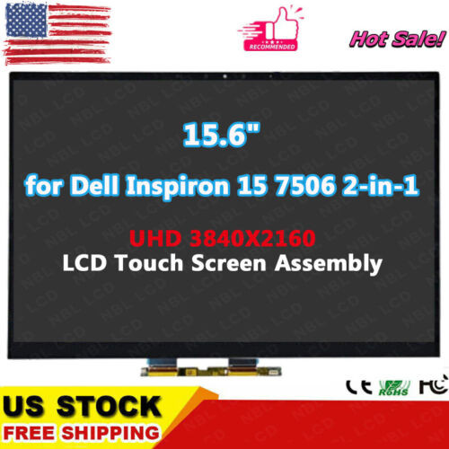 Uhd 38402160 Lcd Touch Screen Assembly For Dell Inspiron 15 7506 R00Gh 0R00Gh