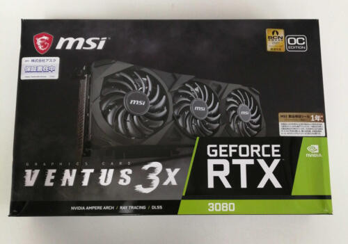 Msi Rtx3080 Ventus 3X 10G Oc Lhr Graphic Board