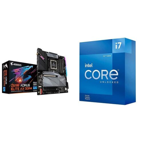 Gigabyte Z690 Aorus Elite Ax Ddr4 & Intel Core I7-12700Kf Desktop Processor 12