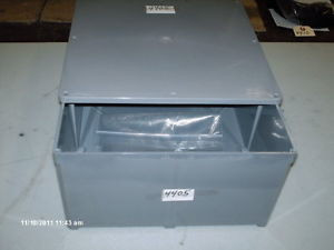 Carlon Non Metallic Enclosure P/N E989R 12 X 12 X 6 Deep Gray (NEW)