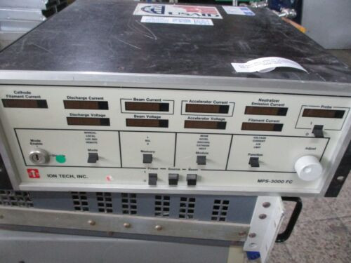 Ion Tech Mps-3000 Fc Lab/Industrial Ion Gun Source Power Supply Control