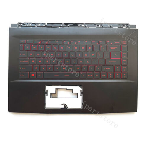 New For Msi Gf63 8Rc 8Rd Ms-16R1 Palmrest Upper Case With Backlit Keyboard Us