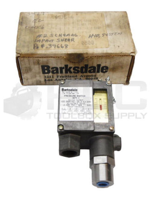 New Barksdale 9675-4 Pressure Switch 425-6000Psi 600Vac 250Vdc