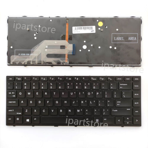 New For Hp Probook 430 G5 440 G5 445 G5 Keyboard Frame Backlit Us L01071-001