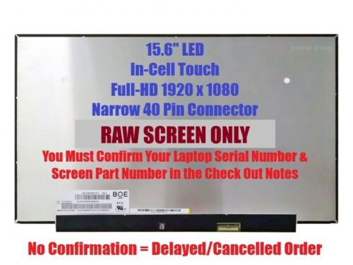 Fru Ivo R156Nwf7-R2 4.2Fhdi Ag(T) 5D11B44693 Touch Laptop Lcd Screen