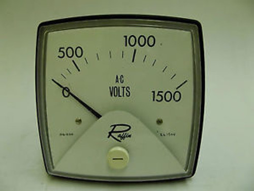 02VA PZXX Type 016 Raffin Crompton Instruments AC Volt Panel Board Meter