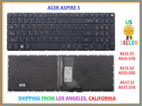 Acer Aspire 5 A515-51 A515-52 A515-52G A515-51G Laptop Backlit Keyboard