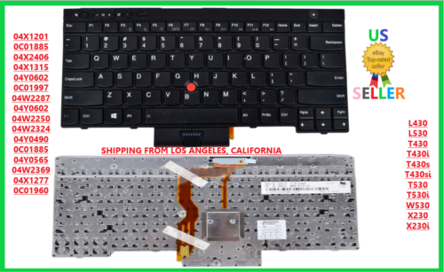 Lenovo Thinkpad T430 T430I T430S T430Si X230 X230I W530 Non-Backlit Keyboard