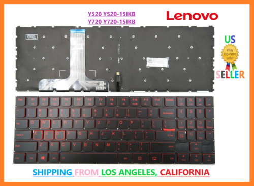 Lenovo Legion Y520 Y520-15Ikb Y720 Y720-15Ikb Red Backlit Keyboard Sn20M27498