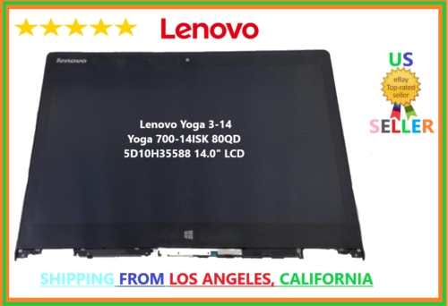 Lenovo Ideapad Yoga 700-14Isk Lcd 14" Fhd 5D10H35588 80Qd