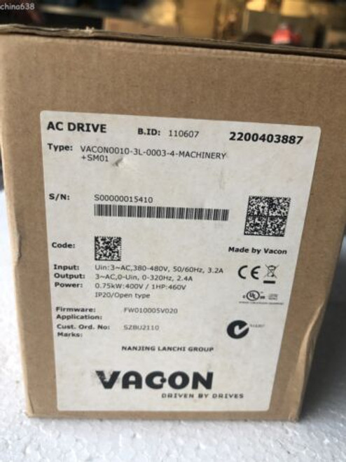 1Pc  For New   Vacon0010-3L-0003-4-Machinery+Sm01